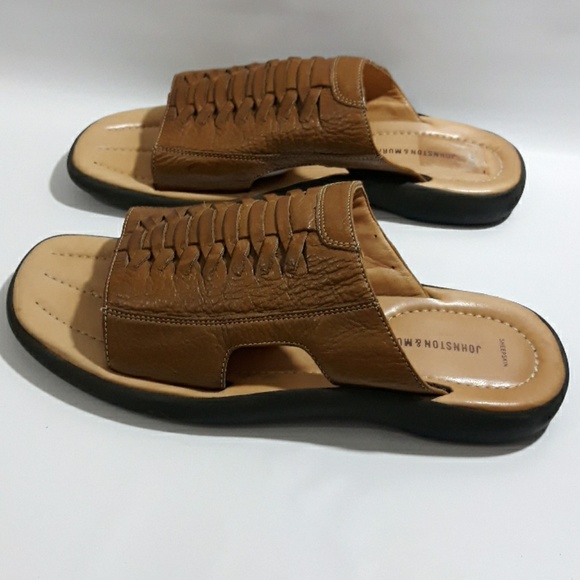 JOHNSTON AND MURPHY leather loafers as 12M - Picture 3 of 9